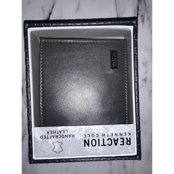 Kenneth Cole Reaction Leather Men's Wallet Black - Picture 1 of 1